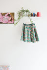 Kids organic cotton sweat flared skirt.