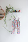 Babies organic cotton sweat overalls.