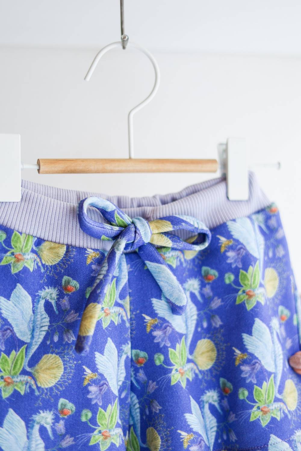 Organic cotton sweat kids shorts.
