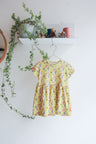 Organic cotton stretch jersey babies slip dress.