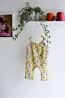 Babies organic cotton sweat overalls.