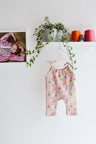 Babies organic cotton sweat overalls.