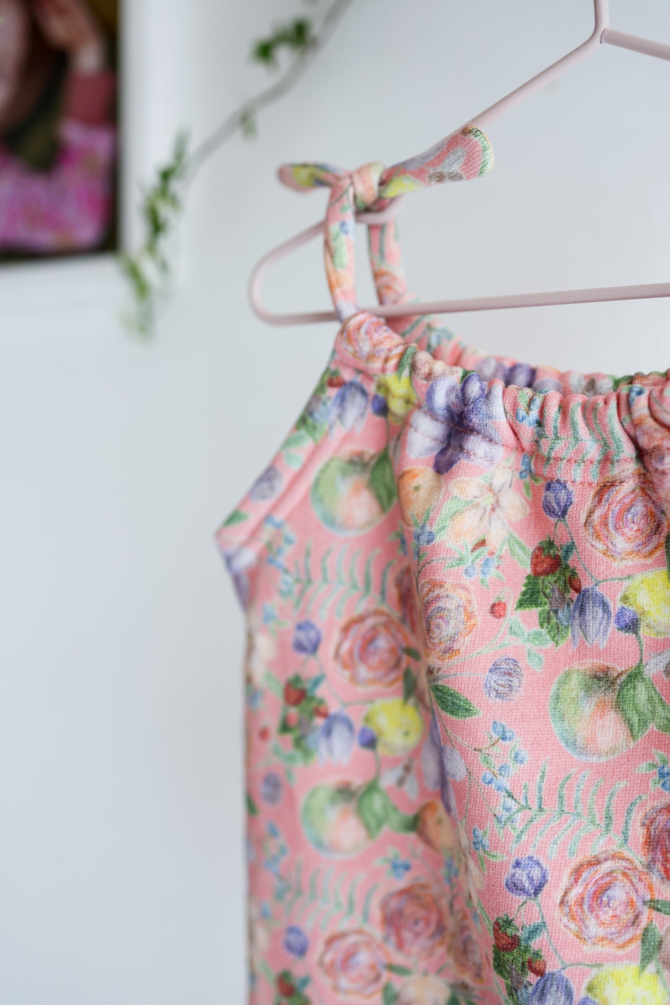 Babies organic cotton sweat overalls.