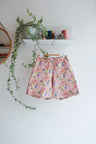 Organic cotton sweat extra wide kids shorts.