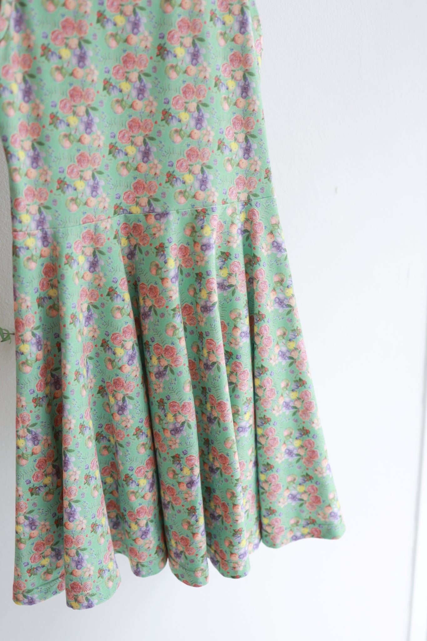 Kids sleeveless extra flared slip dress.