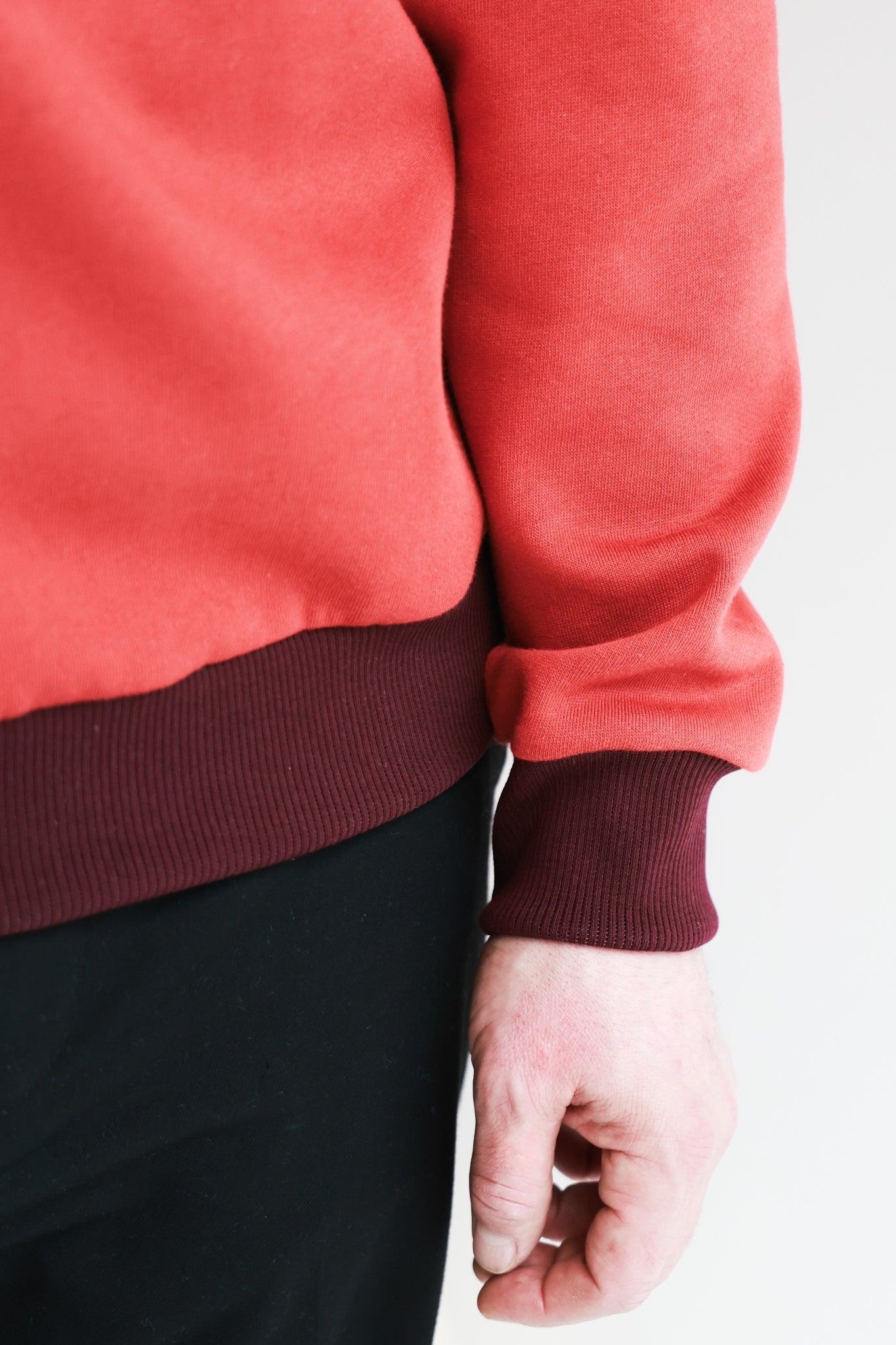 Men organic cotton sweatshirt.