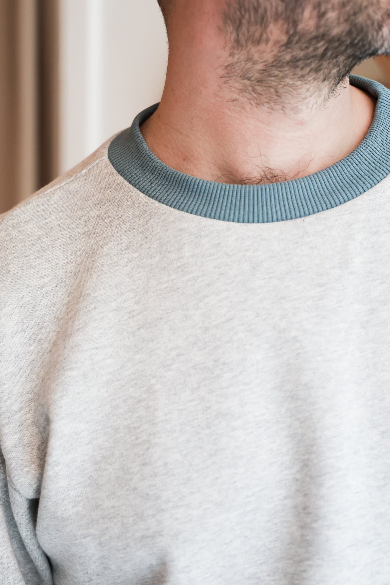 Men organic cotton sweatshirt.