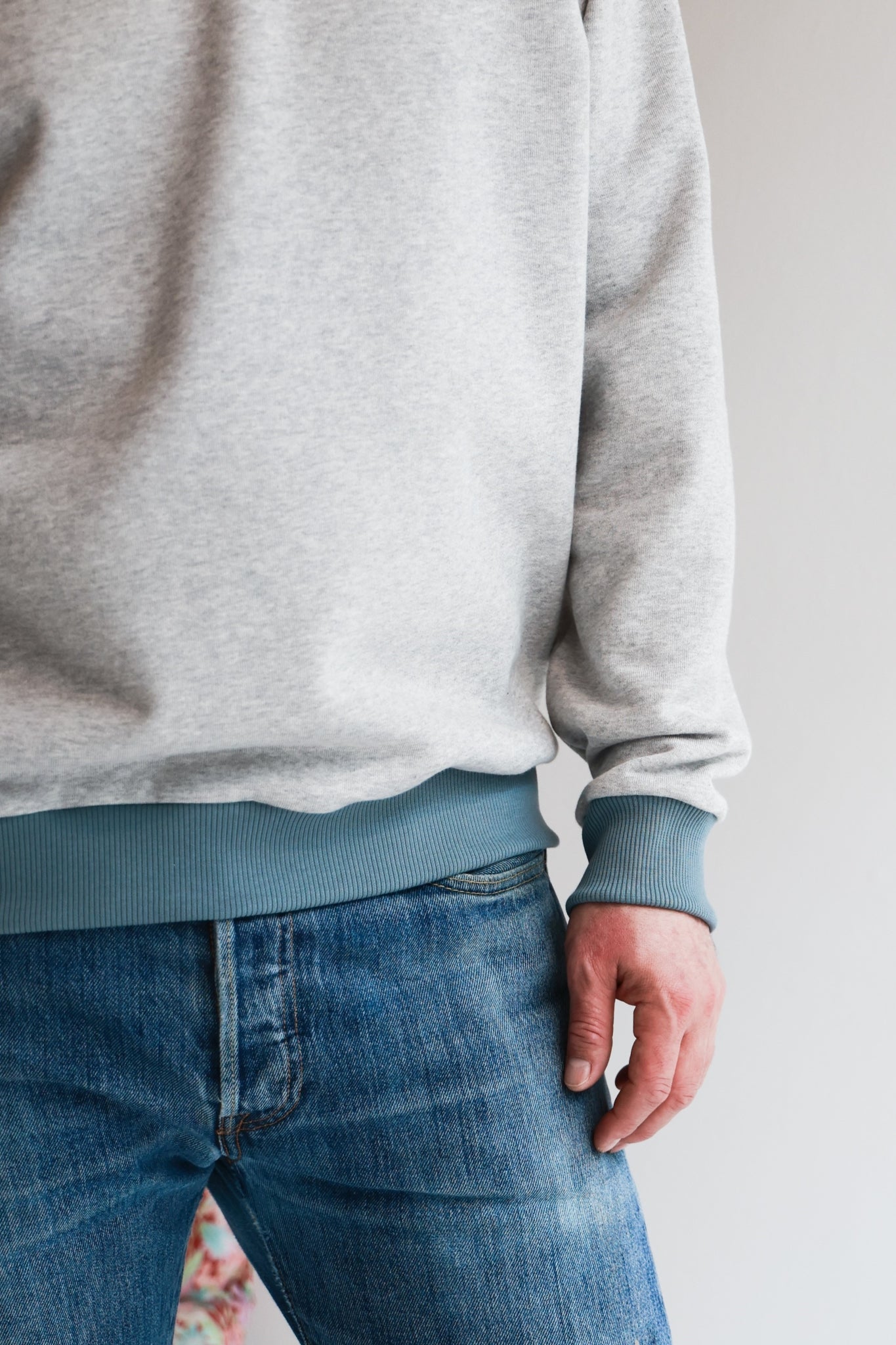 Men organic cotton sweatshirt.