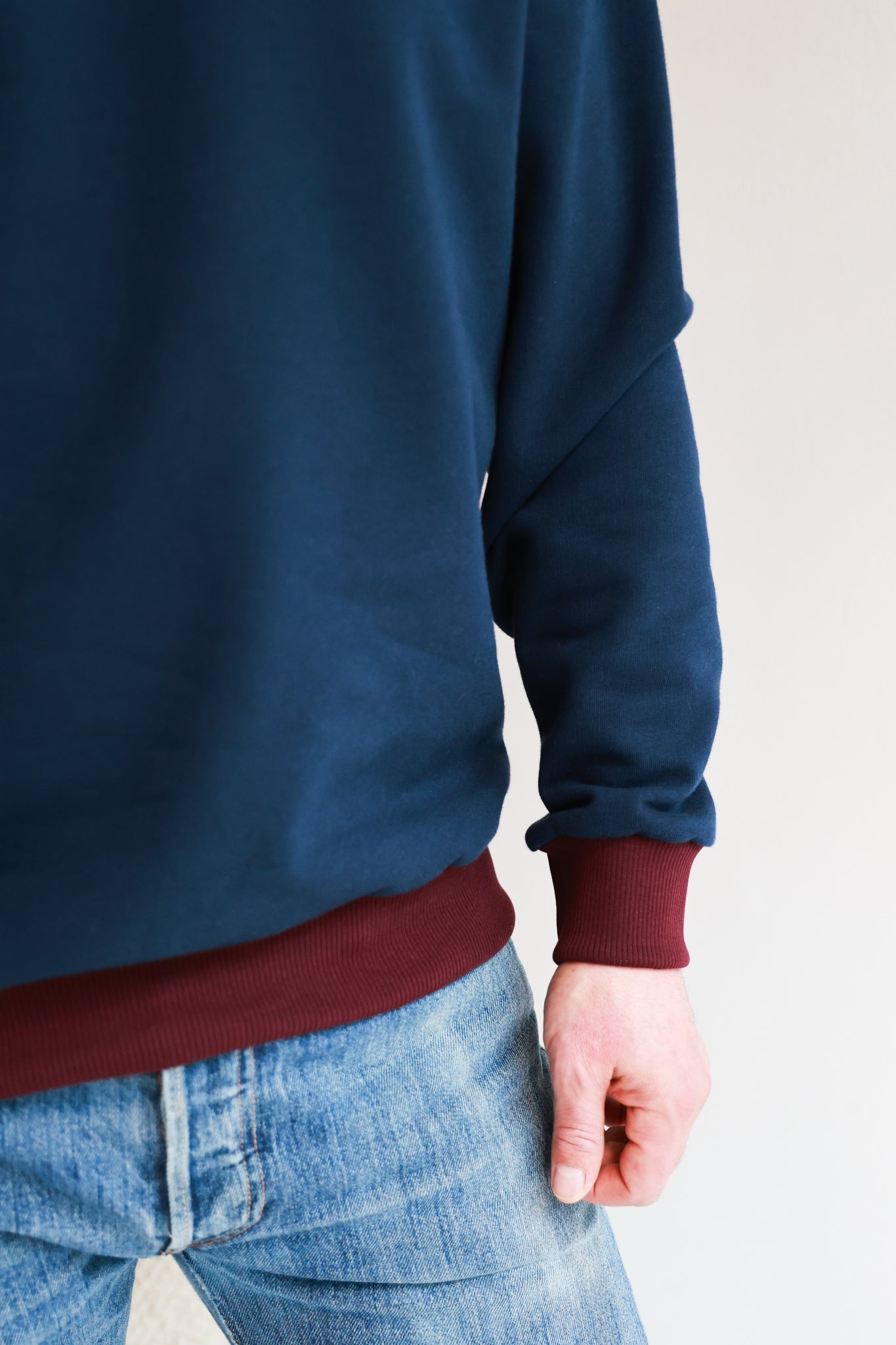 Men organic cotton sweatshirt.