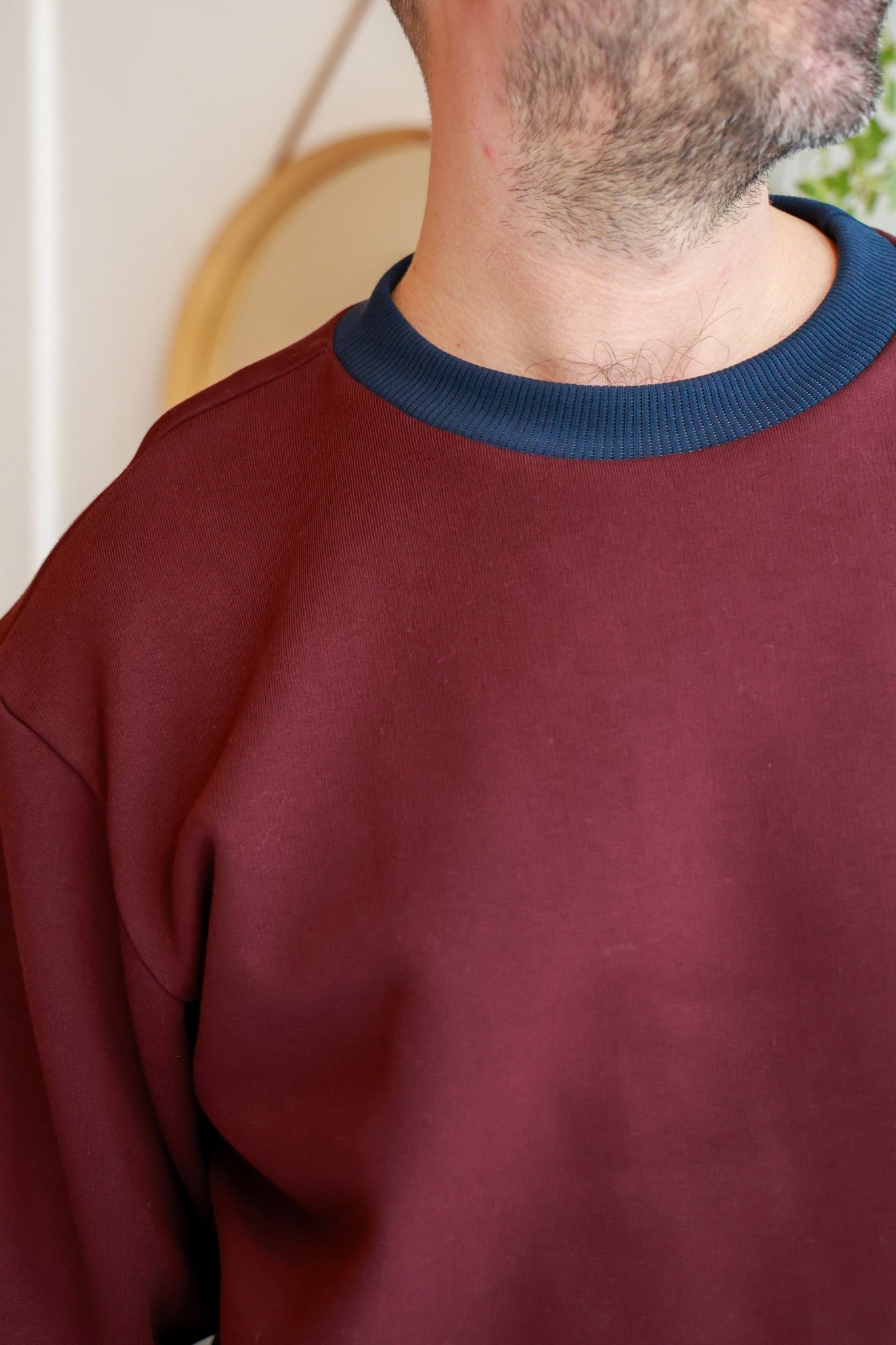 Men organic cotton sweatshirt.