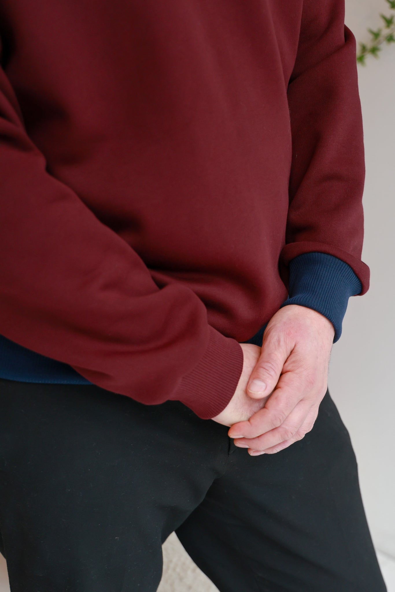 Men organic cotton sweatshirt.