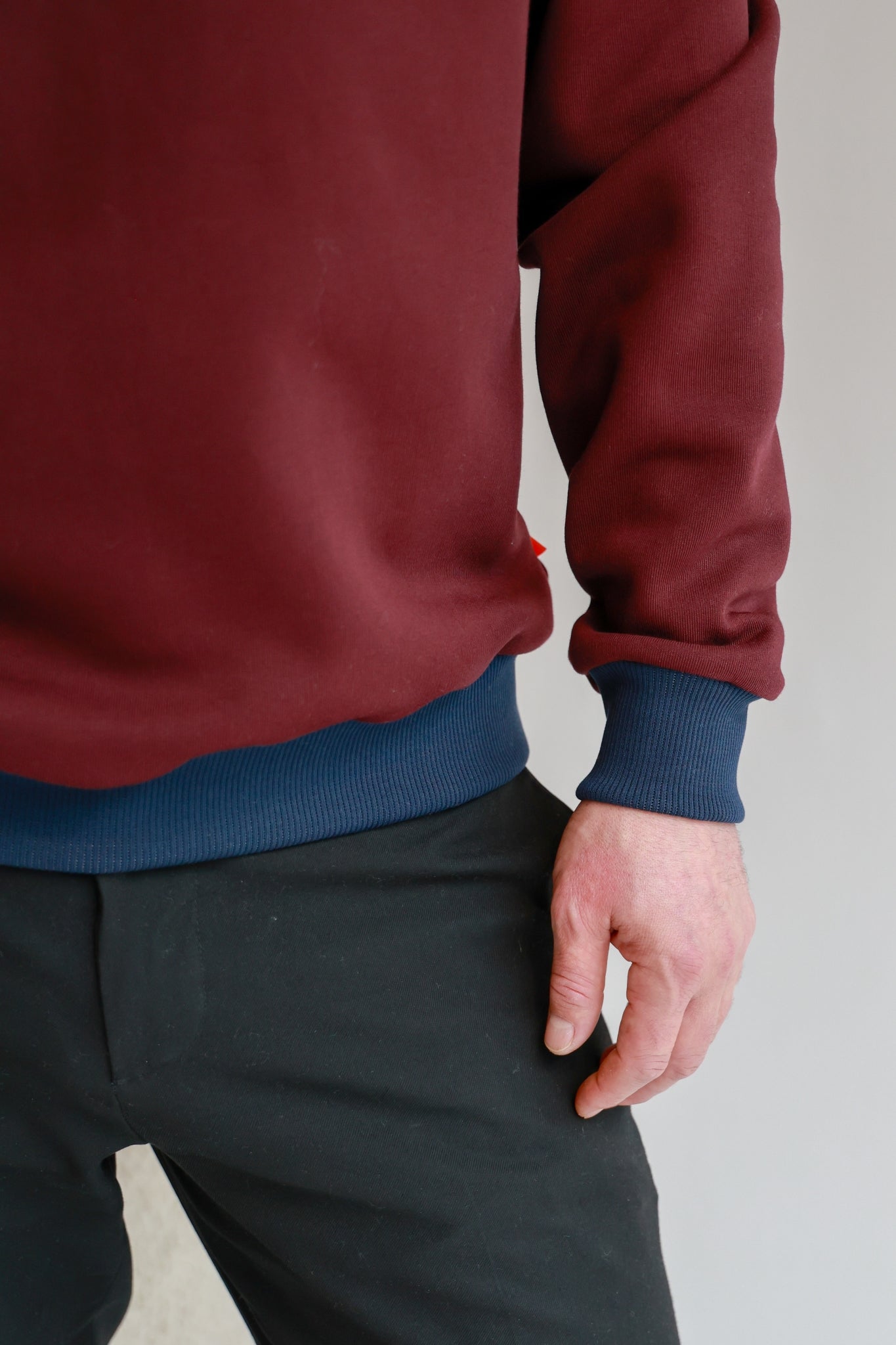 Men organic cotton sweatshirt.