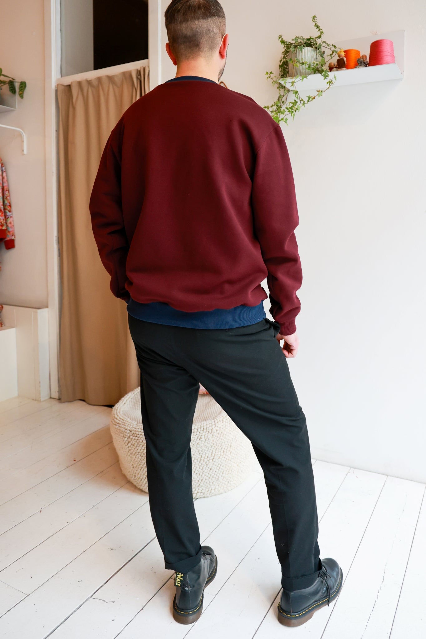 Men organic cotton sweatshirt.