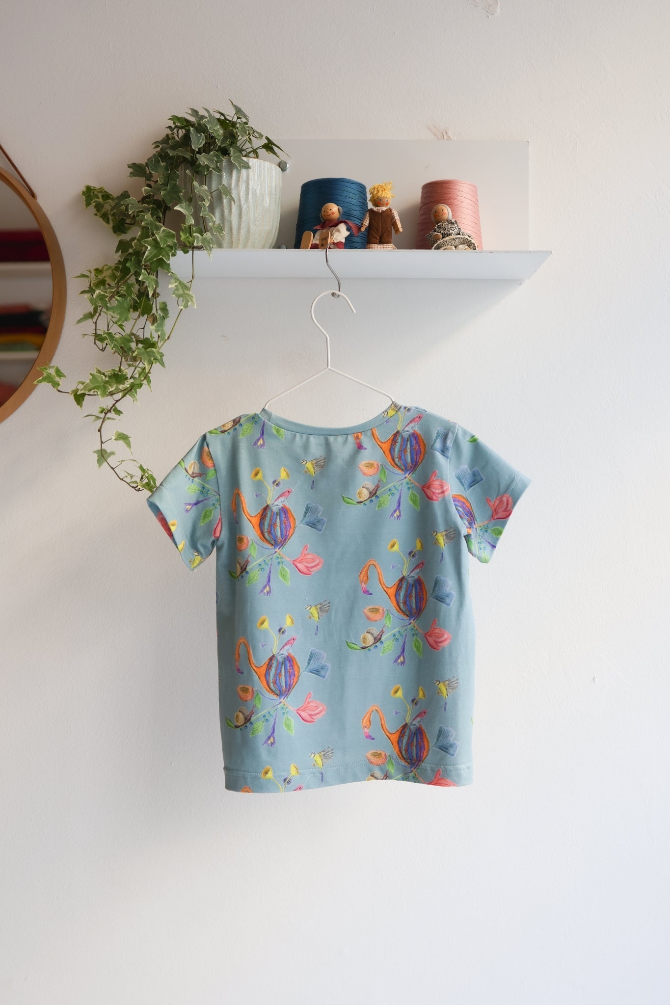 Organic cotton stretch jersey kids t-shirt.