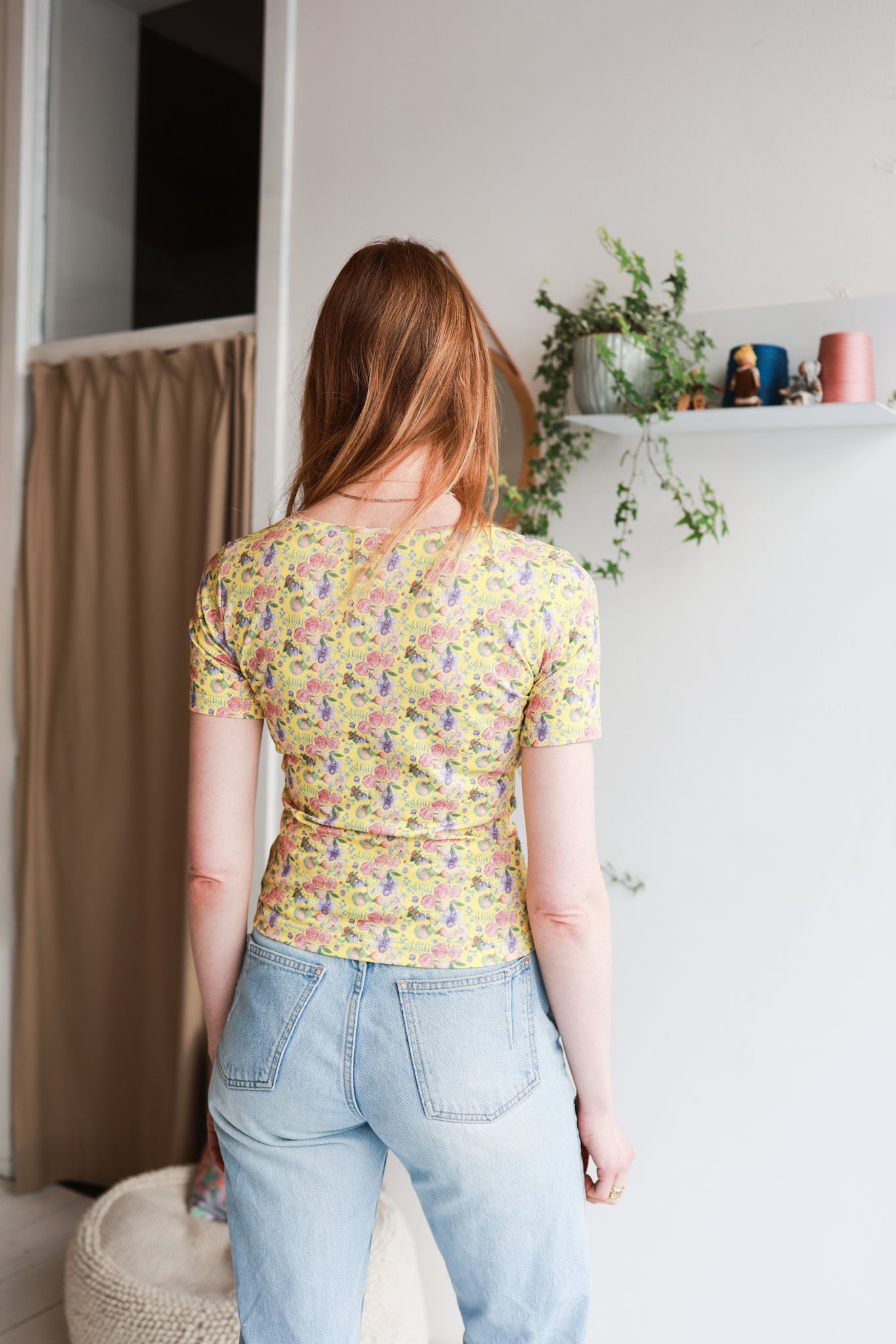 Organic cotton short sleeve women t-shirt.