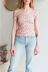 Organic cotton short sleeve women t-shirt.