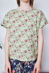 Kids organic cotton stretch jersey t-shirt.